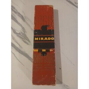 Vintage Eagle Mirado 174  No 4 Hard  Set Of  10 Pencils Red With Box
